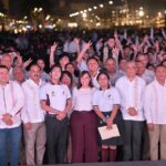 Gobernadora inaugura el VII Encuentro Nacional Cívico de la DGETI .