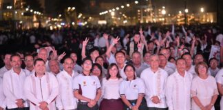 Gobernadora inaugura el VII Encuentro Nacional Cívico de la DGETI .