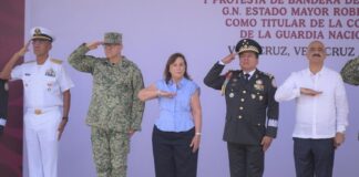 Relevo en la GN fortalece la Estrategia de Seguridad en Veracruz: Gobernadora