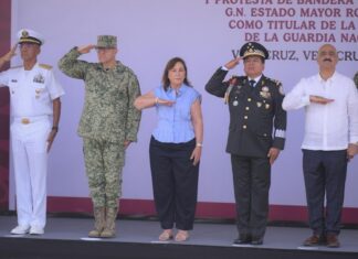 Relevo en la GN fortalece la Estrategia de Seguridad en Veracruz: Gobernadora