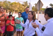 Supervisa Gobernadora Nahle tramo carretero Acayucan–Soteapan .