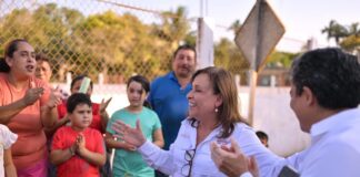 Supervisa Gobernadora Nahle tramo carretero Acayucan–Soteapan .