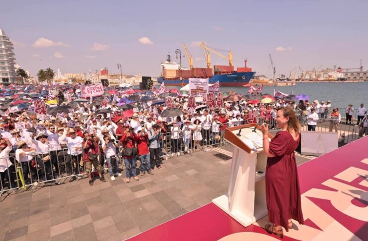 Gobernadora Rocío Nahle convoca a cerrar filas en defensa de la democracia, la soberanía y los avances de la transformación