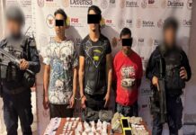 Fin de semana deja 40 detenciones y más de 250 dosis de droga asegurada: SSP