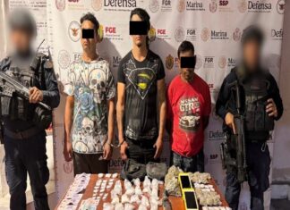 Fin de semana deja 40 detenciones y más de 250 dosis de droga asegurada: SSP