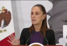 Rubén Rocha Moya “está en Sinaloa”, afirma la presidenta Claudia Sheinbaum.