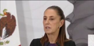Rubén Rocha Moya “está en Sinaloa”, afirma la presidenta Claudia Sheinbaum.