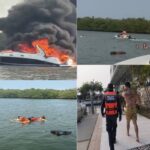 Zenyazen Escobar rechaza vínculos con yate incendiado y acusa desinformación tras accidente en El Estero