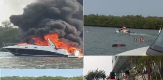 Zenyazen Escobar rechaza vínculos con yate incendiado y acusa desinformación tras accidente en El Estero