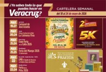Semana llena de tradición, música y convivencia con actividades en Veracruz hasta el 24 de mayo