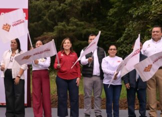 Inicia Gobierno del Estado pavimentación del camino Magdalena–Tequila en la Sierra de Zongolica.