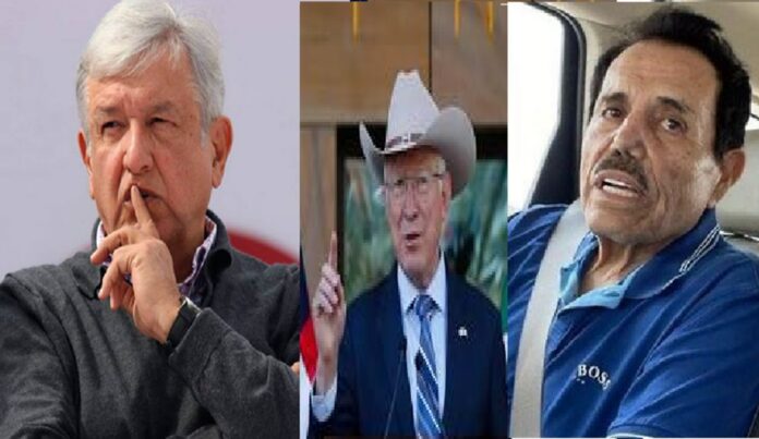 AMLO Ken Salazar y Mayo Zambada