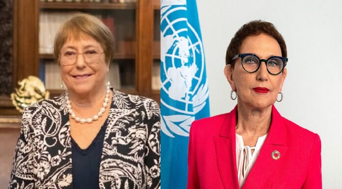 Las 2 mujeres aspirantes a dirigir la ONU: Bachelet y Grynspan