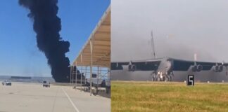 Mueren ocho tripulantes tras desplome de bombardero B-52 durante misión de prueba