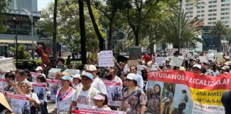 Llaman a respetar protestas de madres buscadoras durante el Mundial
