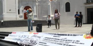 La CNTE Clasista Veracruz protesta en Xalapa