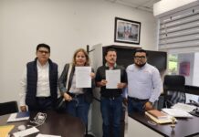 En el Congreso, firman acuerdos ediles de Camarón de Tejeda