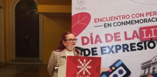 Defiende Daniela Griego la libertad de expresión y el papel del periodismo en la vida democrática de Xalapa.