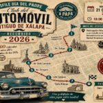 En Xalapa, desfilarán cerca de 100 autos antiguos en homenaje a los padres