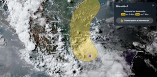 Aviso Especial por Temporal lluvioso reporta clima en Veracruz por tres días