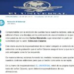 El Universal se disculpa, retira entrevista de Monsiváis y deslinda responsabilidad .