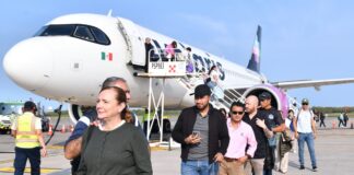 Inaugura Gobierno del Estado vuelo directo entre Querétaro y Veracruz.