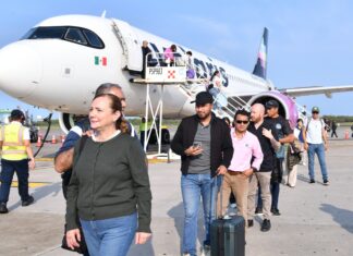 Inaugura Gobierno del Estado vuelo directo entre Querétaro y Veracruz.