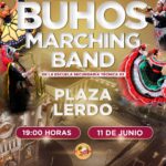 Búhos Marching Band se presentará el próximo jueves en la Plaza Lerdo.