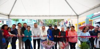 Entrega Daniela Griego obra de pavimentación en la colonia Revolución; se realizó en tiempo récord.