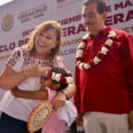 Lleva Gobernadora Rocío Nahle apoyos, mecanización y equipamiento a comunidades de la Huasteca
