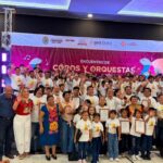 Reúne SECVER a coros y orquestas infantiles y juveniles en el Encuentro de la Región Olmeca.