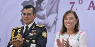 Reconoce Rocío Nahle a la Guardia Nacional por siete años de servicio a Veracruz.