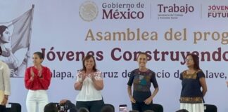 Destaca Rocío Nahle impulso a jóvenes a través de Jóvenes Construyendo el Futuro.