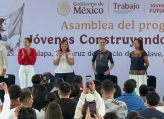 Destaca Rocío Nahle impulso a jóvenes a través de Jóvenes Construyendo el Futuro.