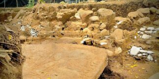 Veracruz: INAH descubre estructura y escultura prehispánicas con características únicas