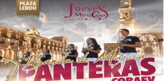 La Banda de Música Panteras del COBAEV inaugura los Jueves Musicales de julio