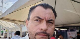 Atiende Ayuntamiento de Xalapa socavón en puente Macuiltépetl .