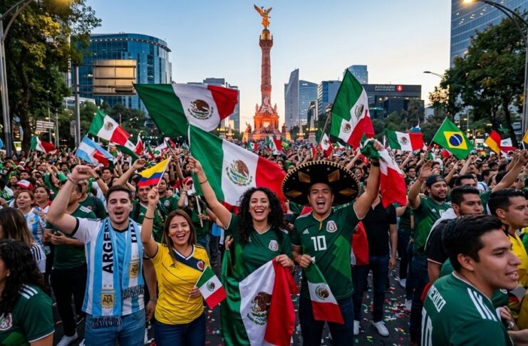 México se pinta de verde: la capital se prepara para otra noche de fiesta mundialista ante Chequia