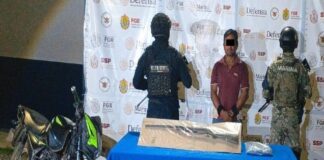 SSP y fuerzas federales aseguran 117 dosis de presuntos estupefacientes en 19 municipios