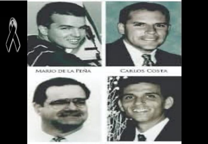 Pilotos civiles de avionetas Hermanos al Rescate asesinados por Cuba