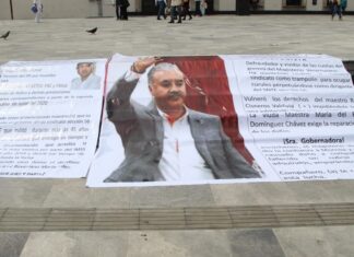 Maestros jubilados acusan abandono sindical; viuda responsabiliza a dirigente por falta de atención a invalidez de docente fallecido.