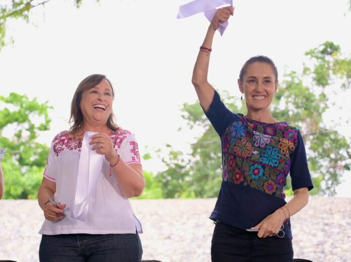 Rocio Nahle Claudia Sheinbaum Obras Rio Bobos