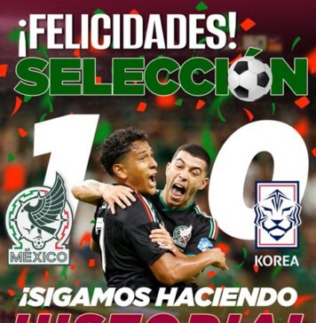 Gobernadora Rocío Nahle felicita a selección mexicana por Triunfo ante Corea