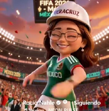 #Video: Gobernadora Rocío Nahle festeja el triunfo mundialista histórico de México
