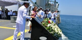 La Armada de México abandera 18 buques, consistentes en un mercante, un sargacero y 16 dragas.