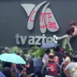 CNTE escala protestas en CDMX y bloquea radios y televisoras. Insisten en encuentro con la Presidenta.