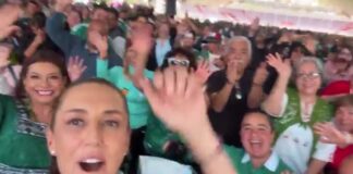 ¿Desde donde vio la inauguración del mundial la Presidenta Claudia Sheinbaum?