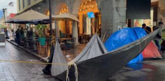 CNTE levanta plantón en el Centro Histórico de CDMX y repliega a sus bases.