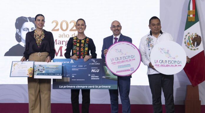 Presidenta Sheinbaum obsequiará 6 viajes dobles al sureste para los papás de México