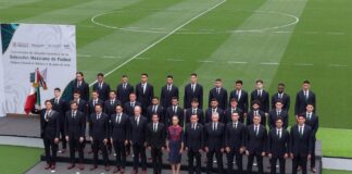 Presidenta Claudia Sheinbaum abandera a la Selección Nacional de México que participará en la Copa Mundial de la FIFA 2026
